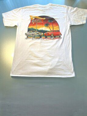 2021 In-N-Out Burger Las Vegas Tee T-Shirt Double Sided Size M Like New White
